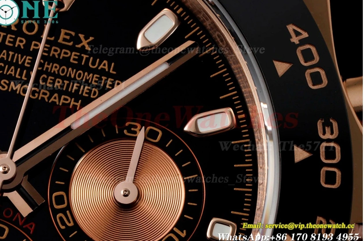 116515 RU RG Dial Black Daytona 904L SA4130 V2 BTF 0518